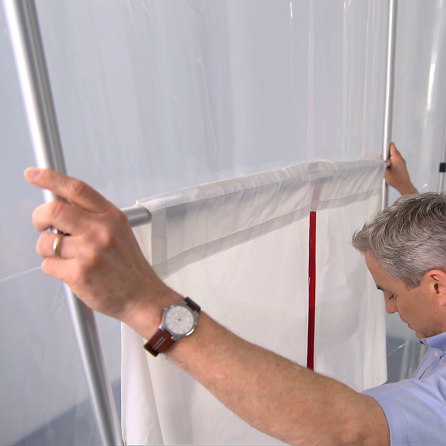 ZipWall® Dust Barrier Magnetic Door™ Kit (Class A Flame Retardant)