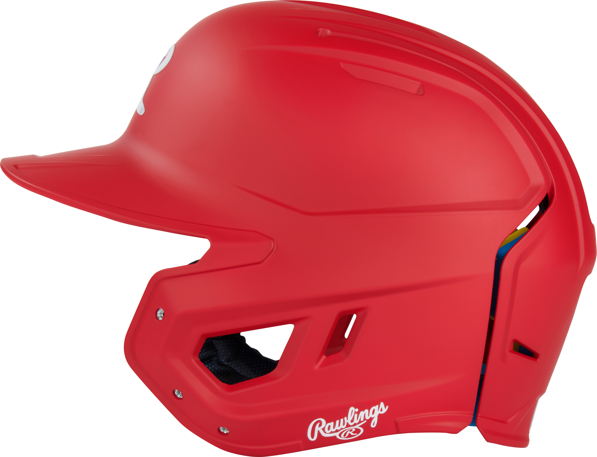 Rawlings Mach Fit Matte Osfm Batting Helmet - Scarlet