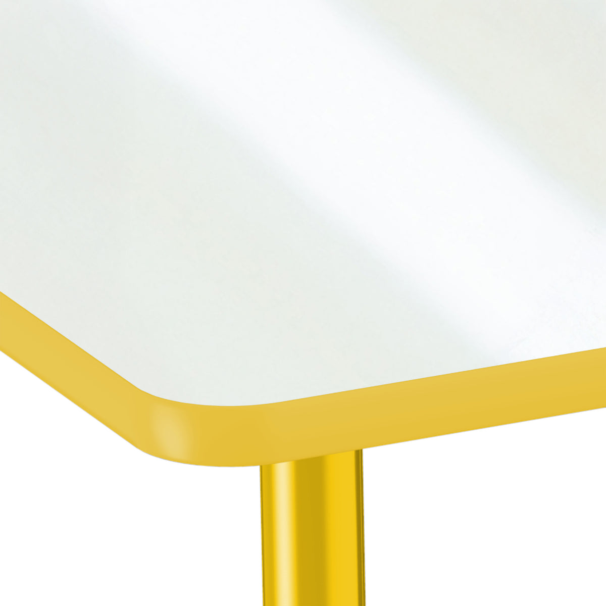 30" x 72" Rectangle Dry-Erase Activity Table with Adjustable Chunky Legs - Whiteboard/Yellow