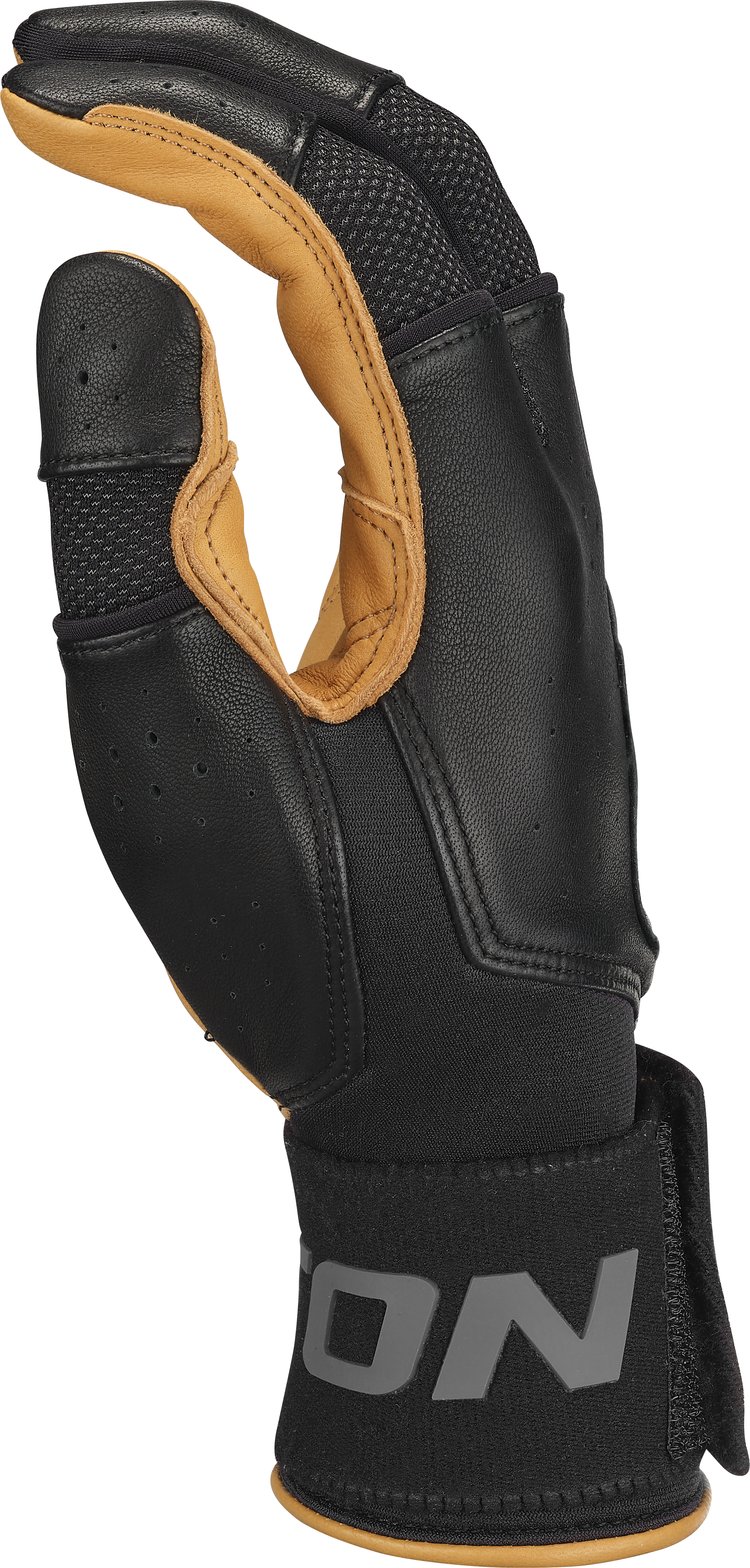 Easton Adult Mav Pro Locked In Baseball Batting Gloves - Small - Caramel/Black