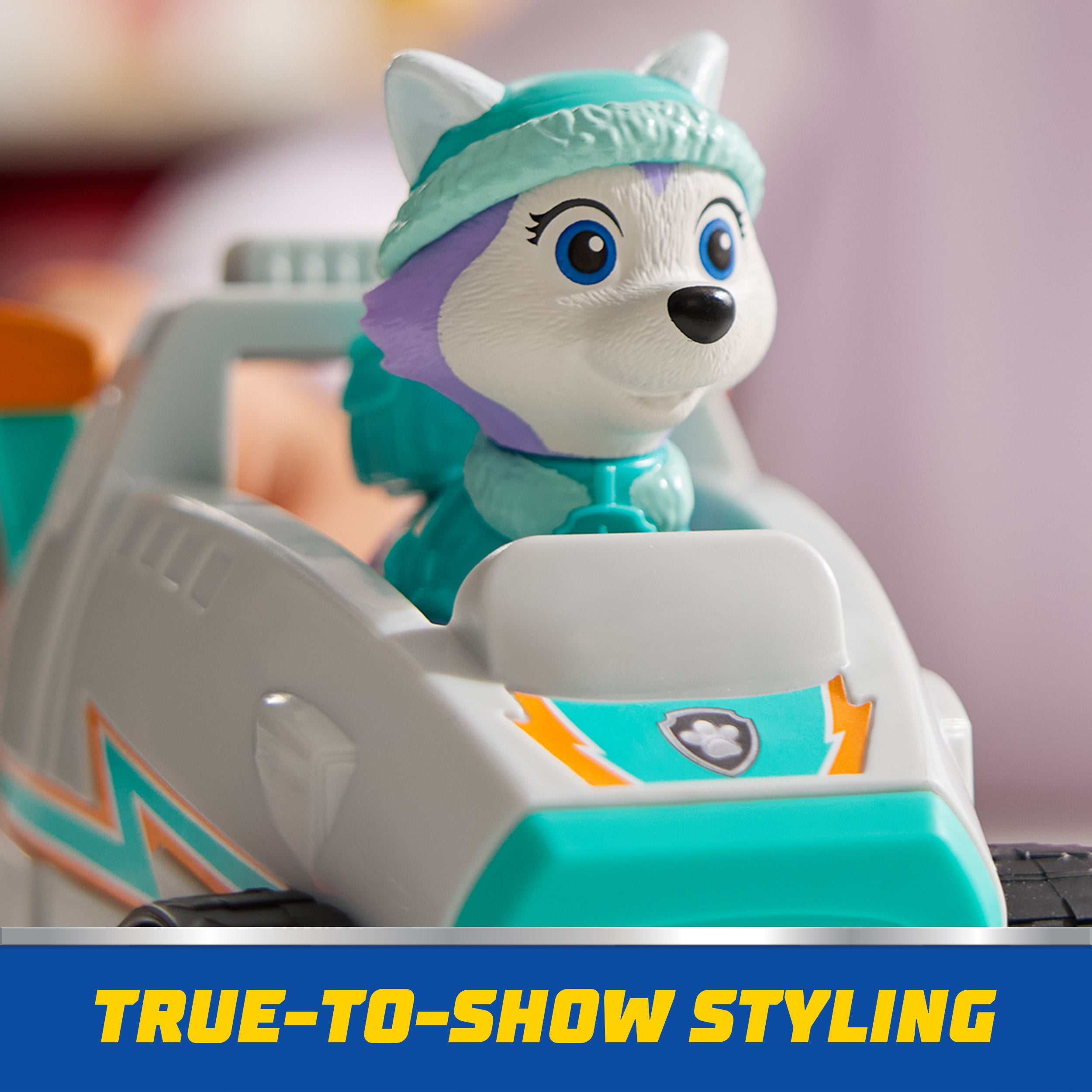 PAW Patrol, Everest’s Snow Plow, Toy Vehicle with Collectible Action Figure, Sustainably Minded Kids Toys for Boys & Girls Ages 3 and Up