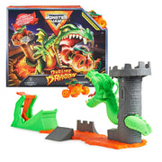 Monster Jam, Dueling Dragon Playset with Exclusive 1:64 Scale Dragon Monster Truck, Kids Toys for Boys Ages 3 and up