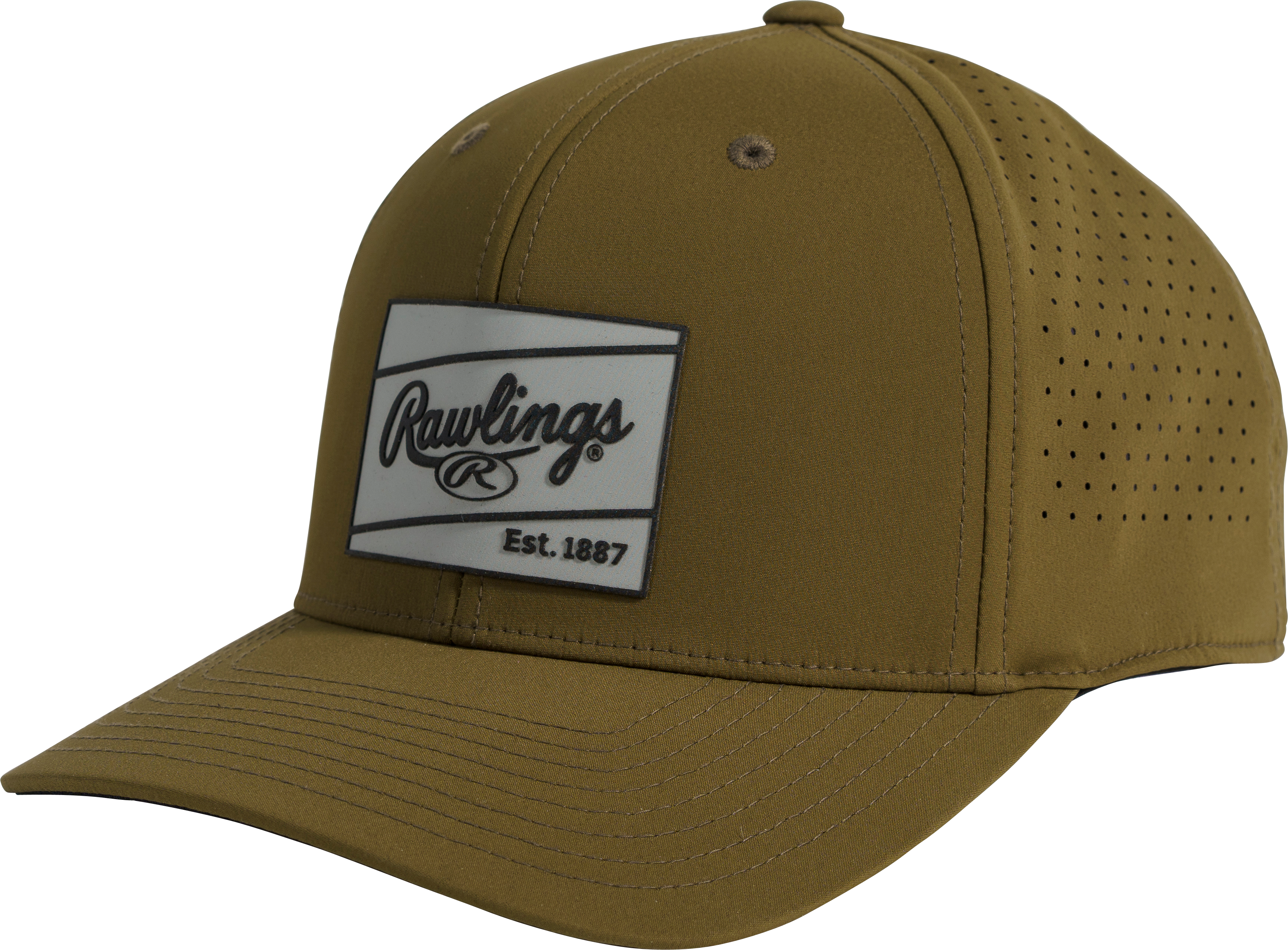 Rawlings Performance Hat - Snap Back - Military Green