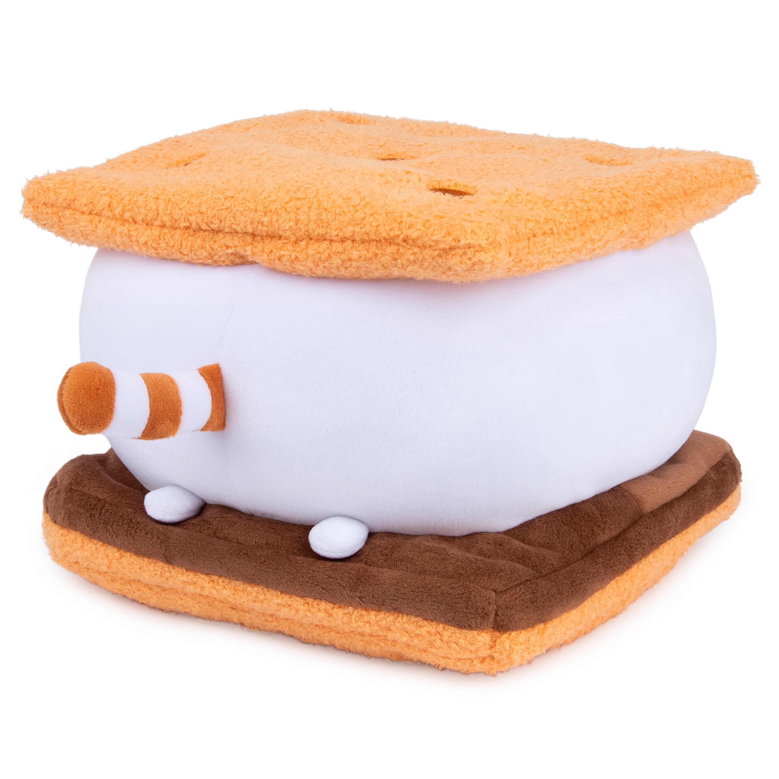 GUND Pusheen S’mores Squisheen Plush, Stuffed Animal for Ages 8 and Up, Brown/White, 12”