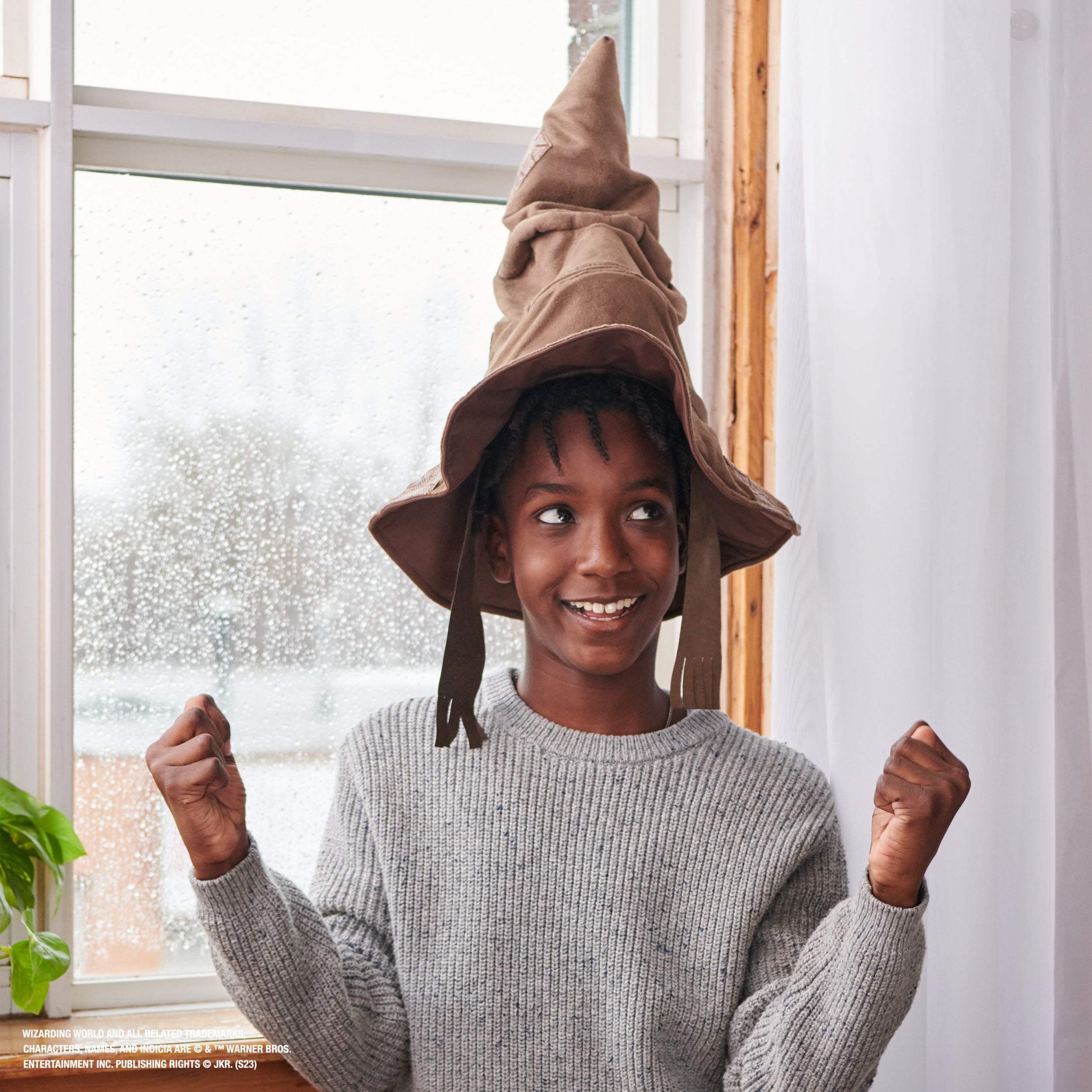 Wizarding World Harry Potter, Talking Sorting Hat with 15 Phrases for Pretend Play, Kids Toys for Ages 5 and up