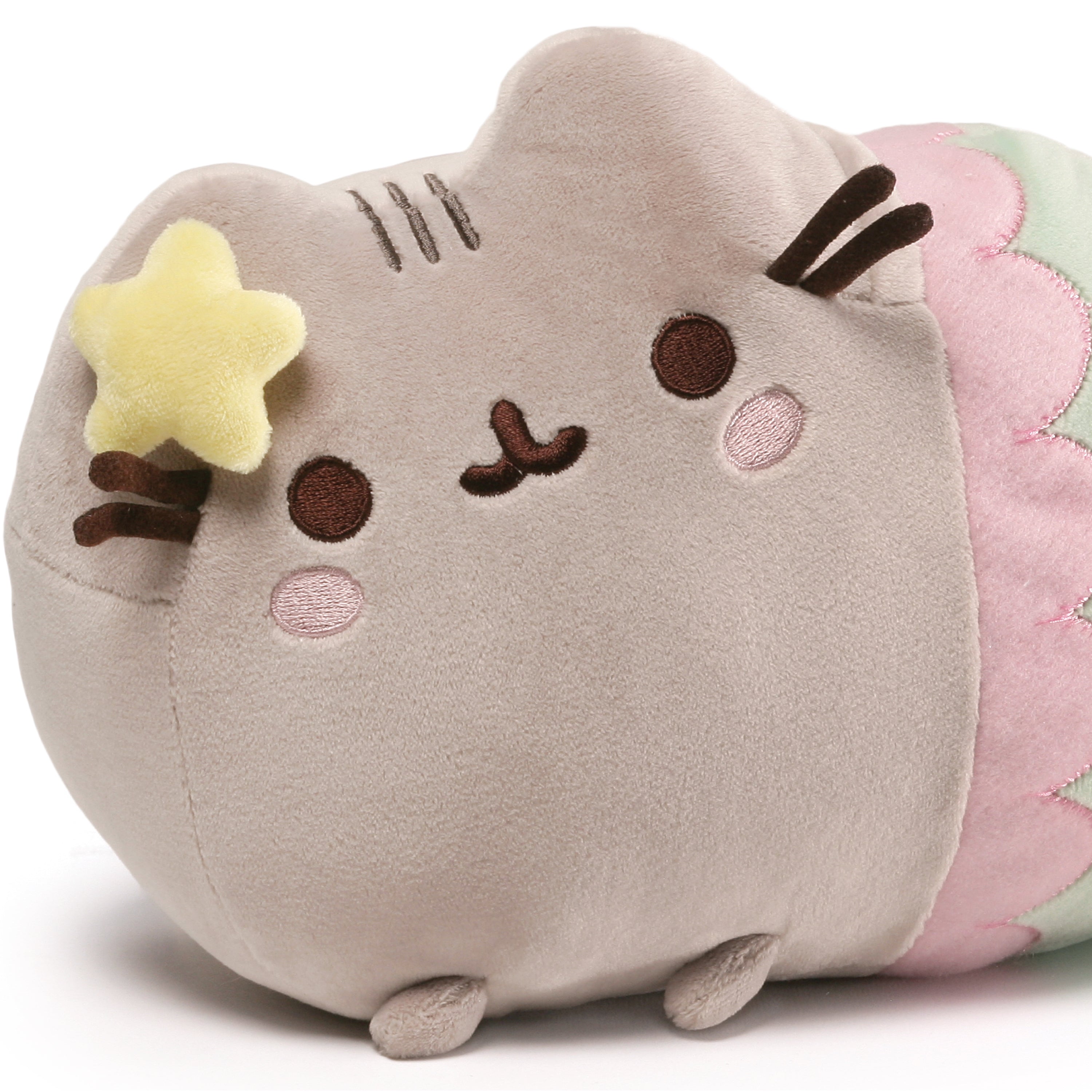 GUND Pusheen Mermaid Plush, Stuffed Animal for Ages 8 and Up, Green/Pink, 12”
