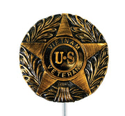 GRAVE MARKER PLASTIC VIETNAM STAR