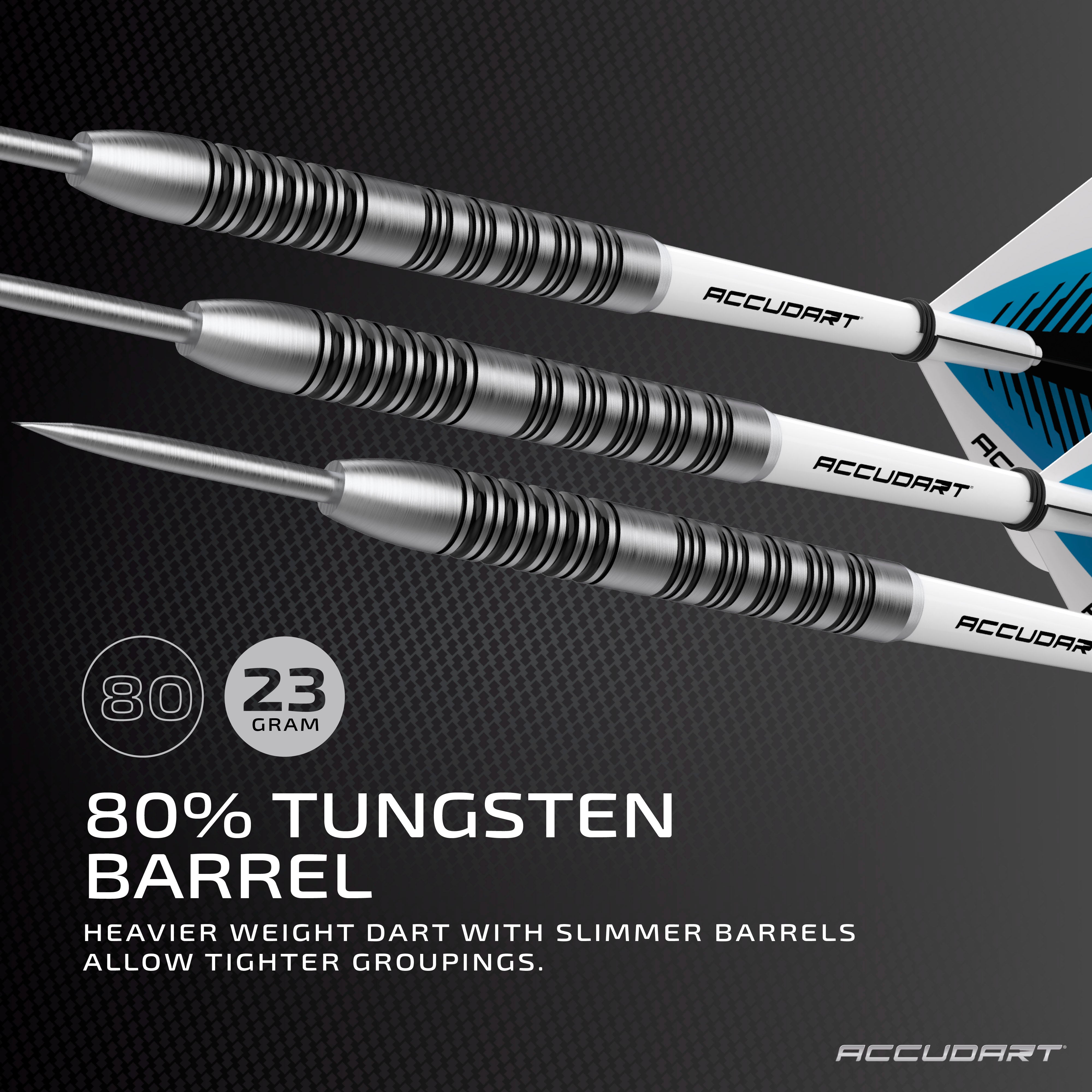 Accudart Steel Tip Dart Set 7.2