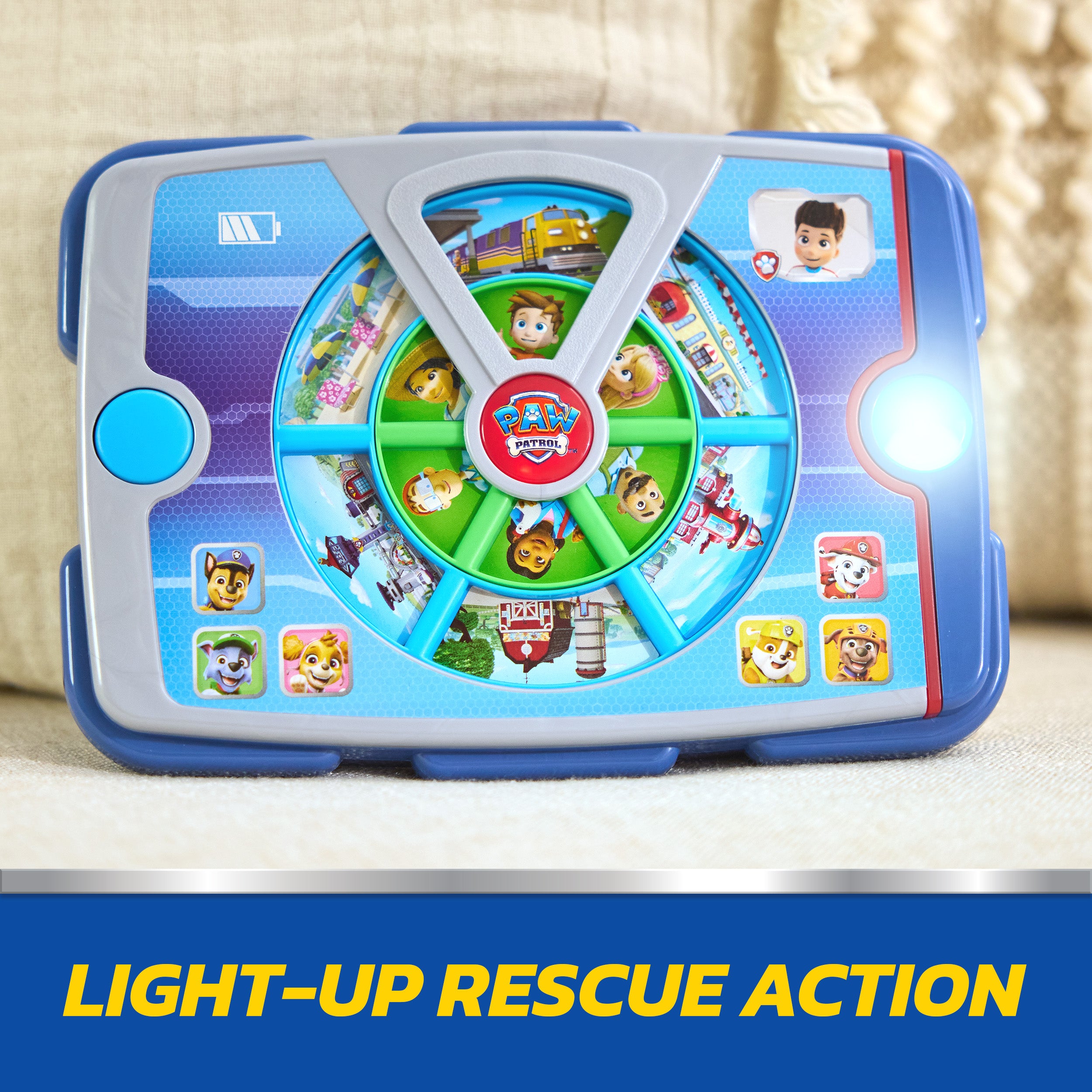 PAW Patrol Academy Rescue Mission Pup Pad, Interactive Toy with Lights, Sounds & Music, Pretend Play Kids Toys for Boys & Girls Ages 3 and Up
