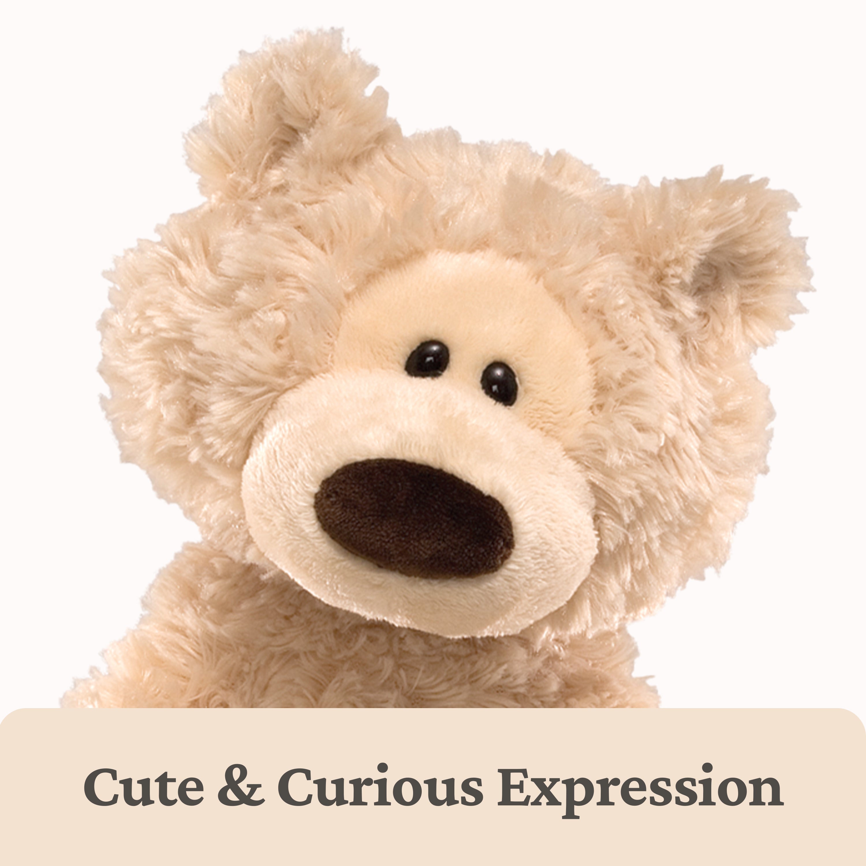 GUND Philbin Classic Teddy Bear, Premium Stuffed Animal for Ages 1 and Up, Beige, 12”