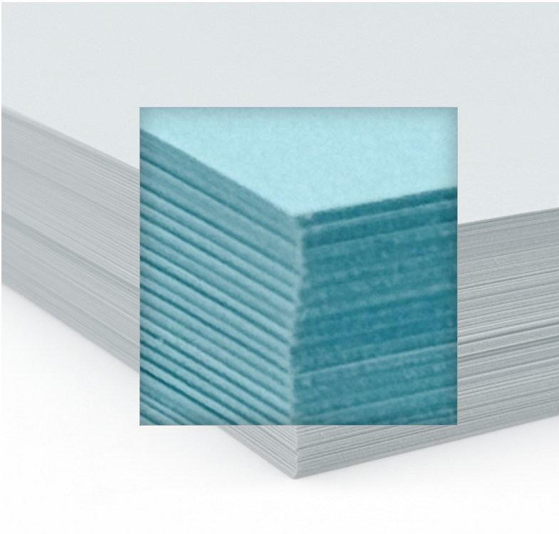 Blue Vellum Bristol Cardstock, 11" x 17", 67 lb, 250 Sheets/Ream