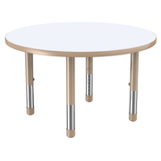 36" Round Dry-Erase Activity Table with Adjustable Chunky Legs - Whiteboard/Sand