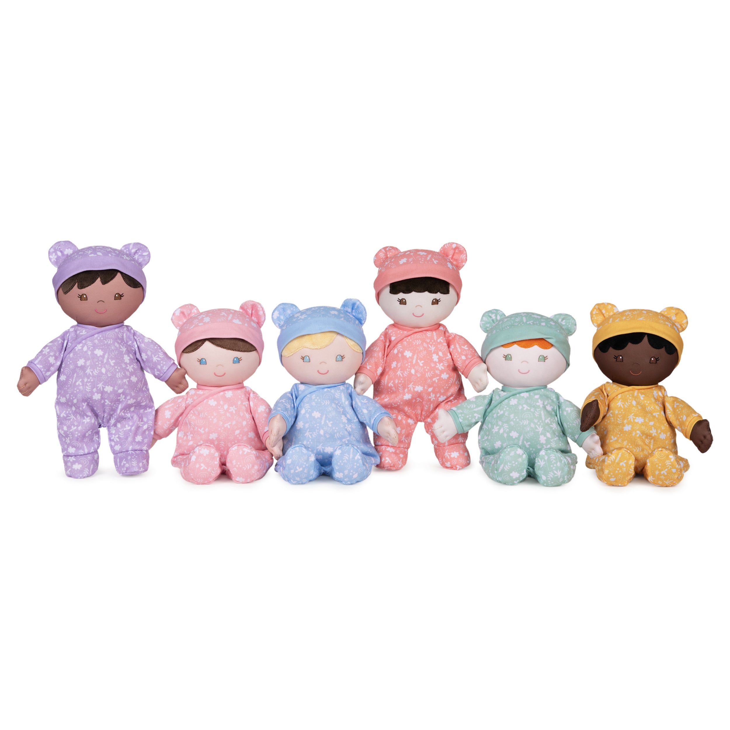 Baby GUND Sustainable Baby Doll CDU, Plush Dolls Made from Recycled Materials, For Babies and Newborns, Assorted Styles, 12”