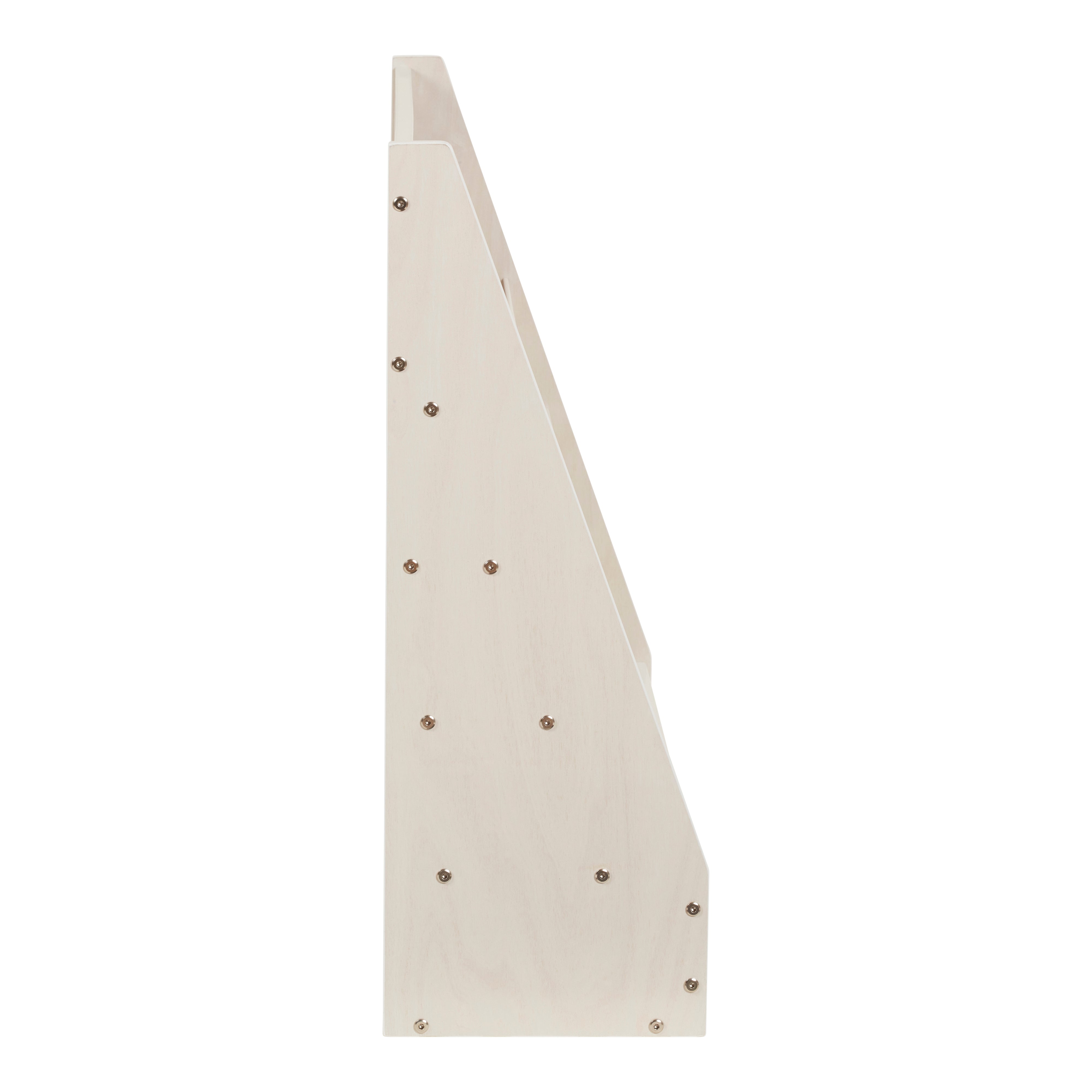 Streamline Single-Sided Book Display - White Wash