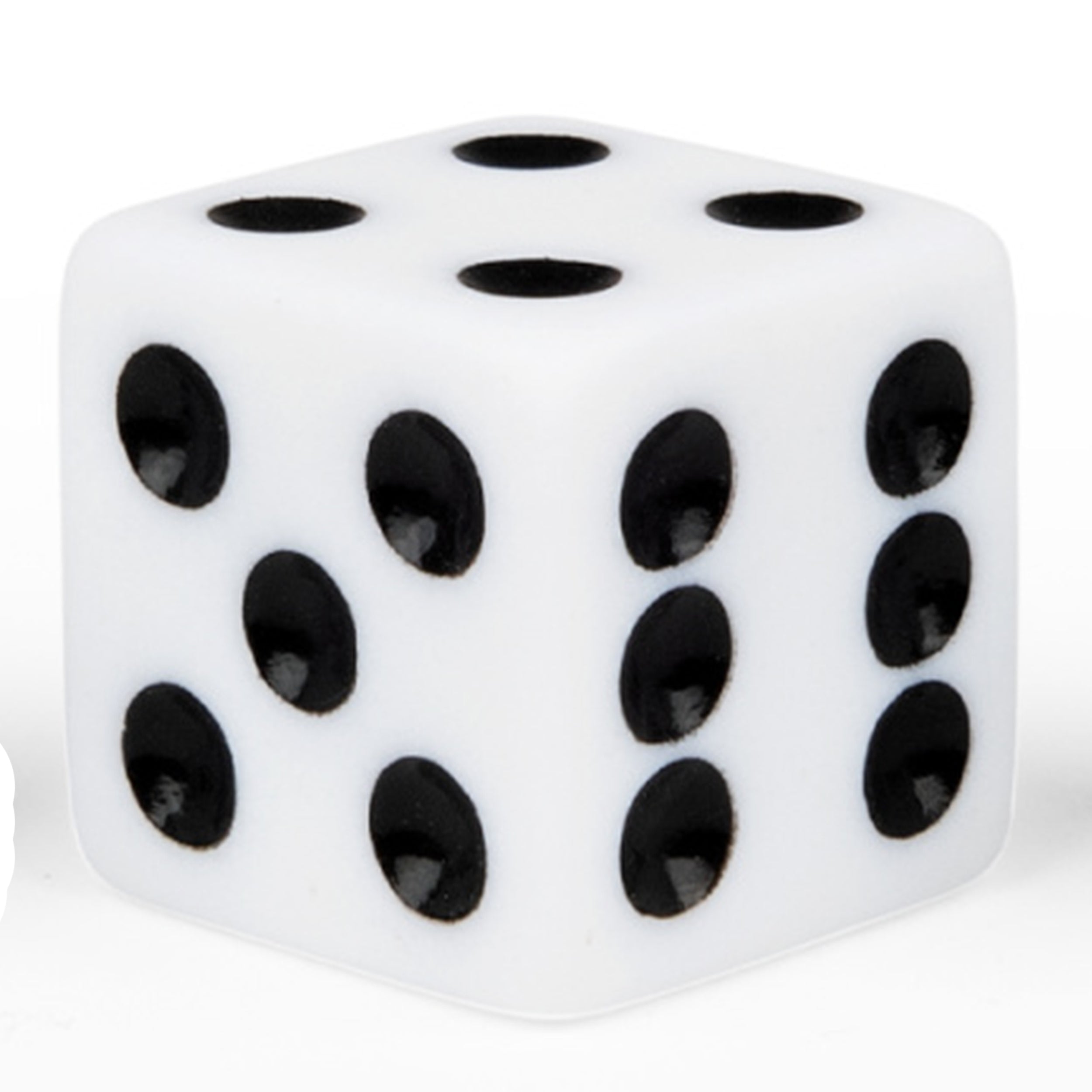 Spin Master Games, Cardinal Classics, 5 Dice, White Replacement Dice for Board Games and Card Games, 5-pack Set, Ages 8 and up