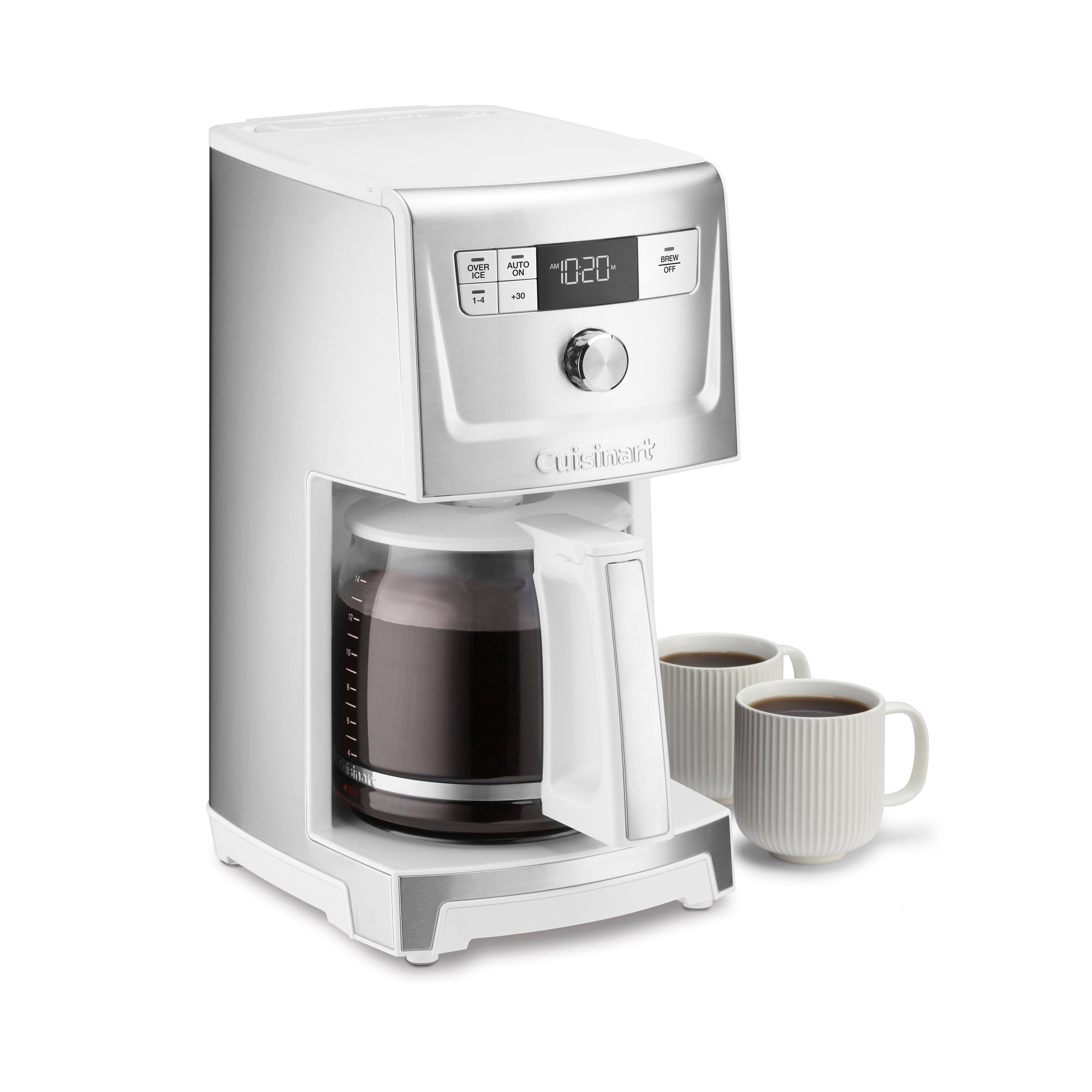 14-Cup PerfecTemp® 14-Cup Coffee Maker with Over Ice - White/Stainless