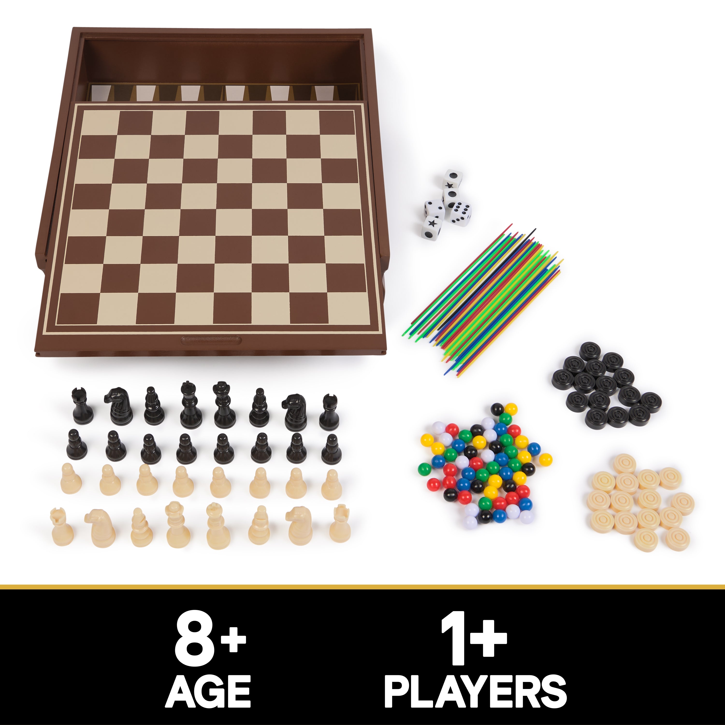 Spin Master Games, Cardinal Classics, Family 10 Classic Games Set, for Families and Kids Ages 8 and up