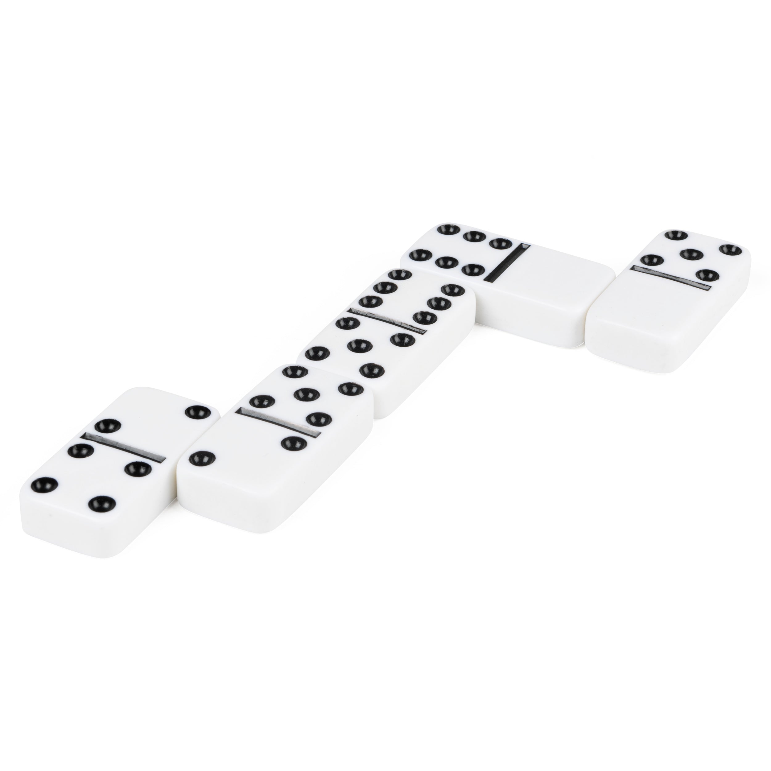 Spin Master Games, Cardinal Legacy Deluxe Double-6 Dominoes, Classic Board Game Set of 28 Dominoes in Lined Wooden Case, for Kids & Family, 1-4 Players, for Ages 8 & Up
