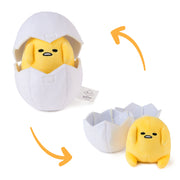 GUND Sanrio Gudetama The Lazy Egg Stuffed Animal, Gudetama in Eggshell Plush Toy for Ages 1 and Up, 5”