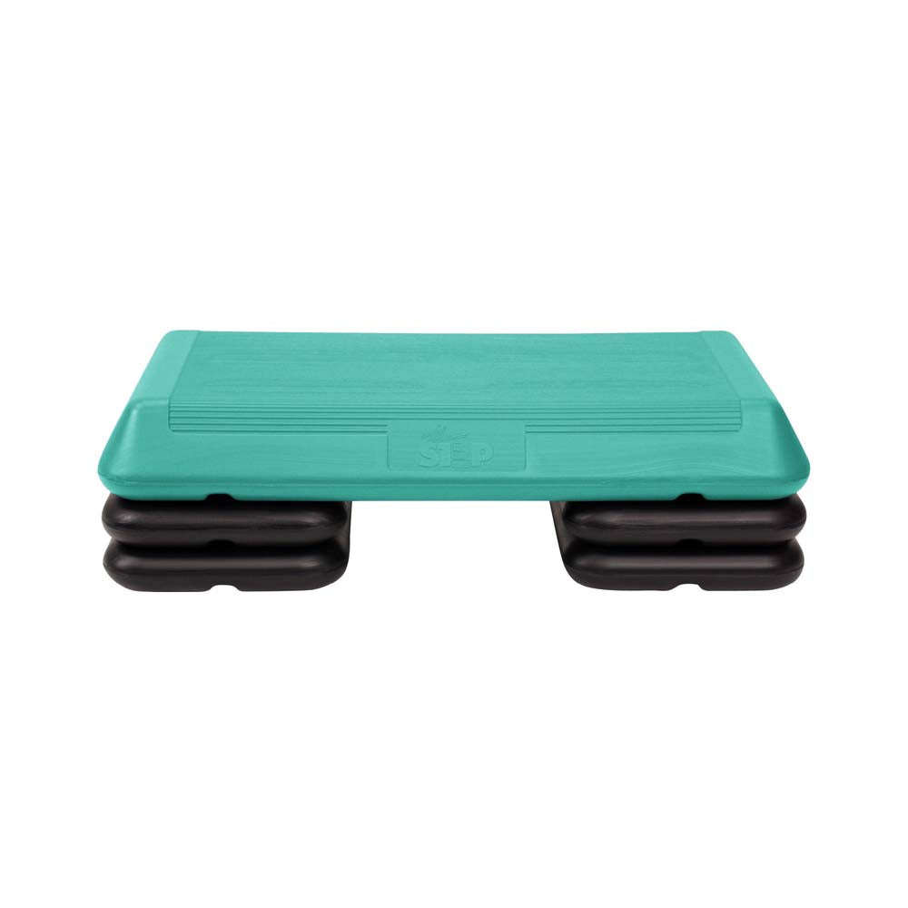 The Step Circuit Size Platform with Four (4) Freestyle Risers - Teal