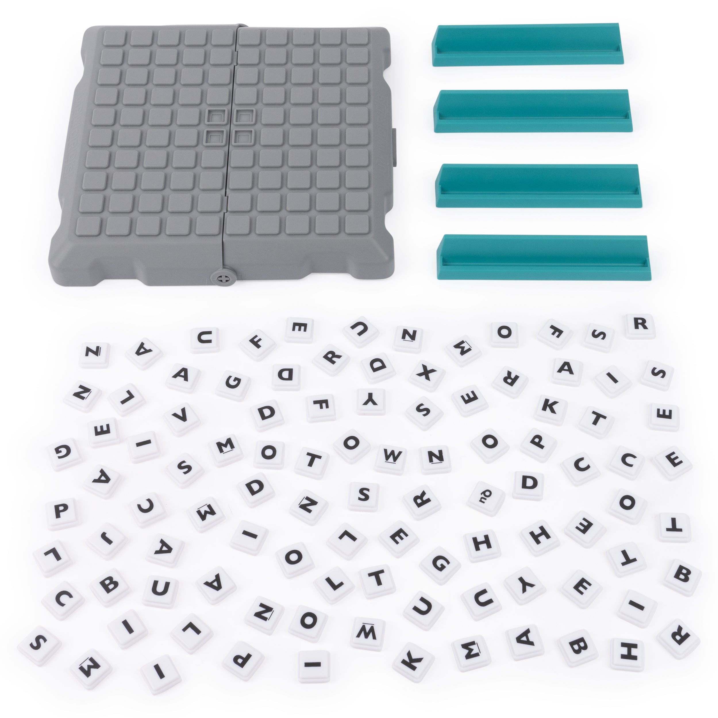 Upwords, Pack & Go Word Game with Stackable Letters and Rotating Board | Games for Family Game Night | Travel Games, for Adults and Kids Ages 8 and up