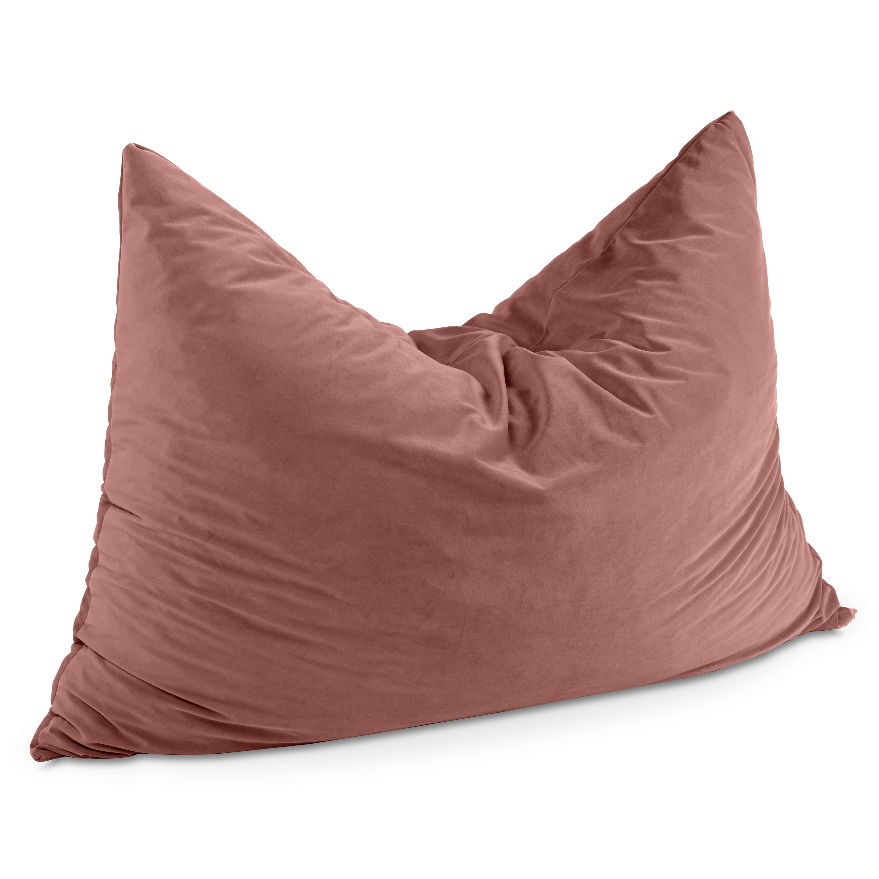 Jaxx 7 Foot Cocoon - 2-in-1 Convertible Bean Bag Bed & Large Bean Bag Chair for Adults, Lush Velvet Mauve