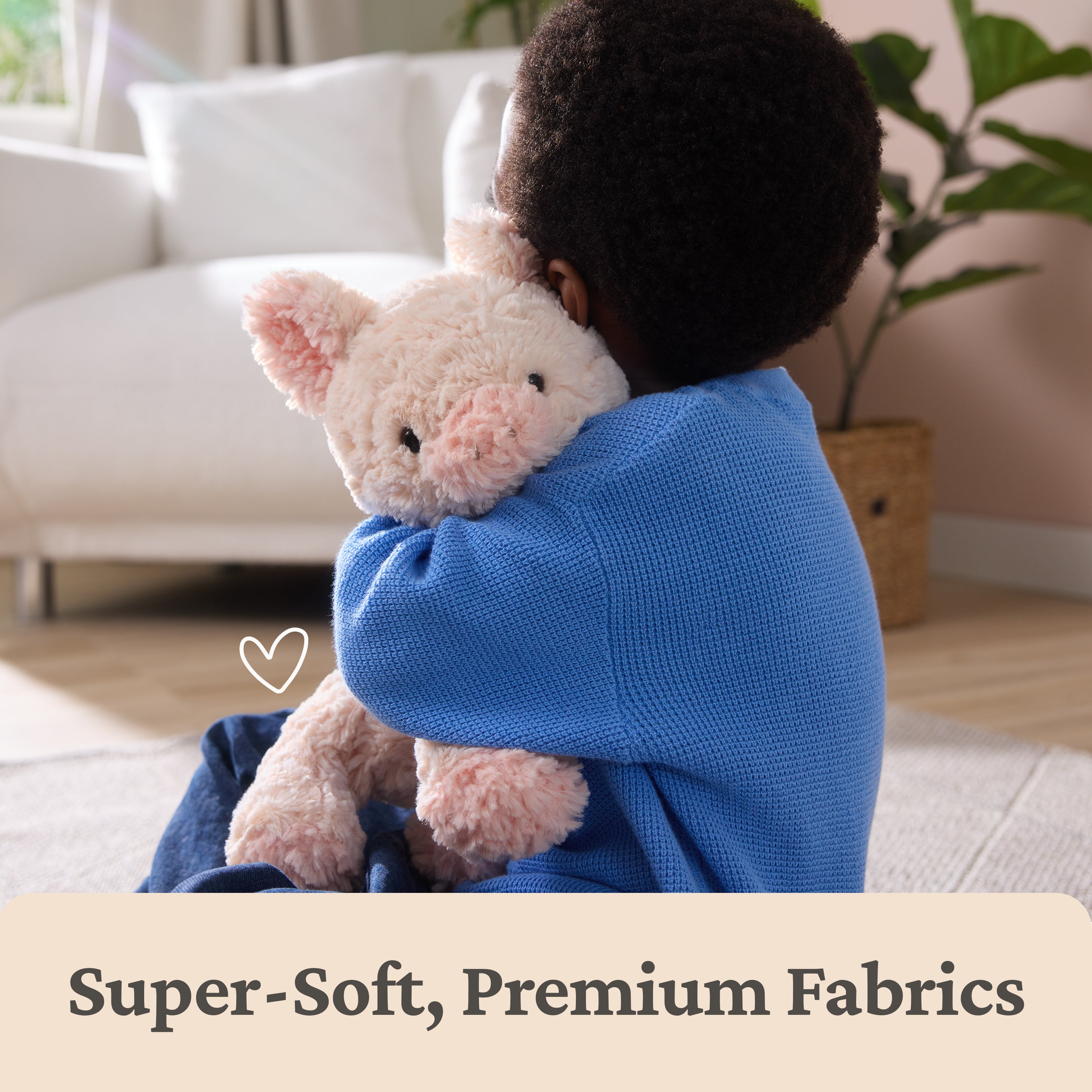 GUND Cozys Collection Pig Plush, Pig Stuffed Animal for Ages 1 and Up, Pink, 10”