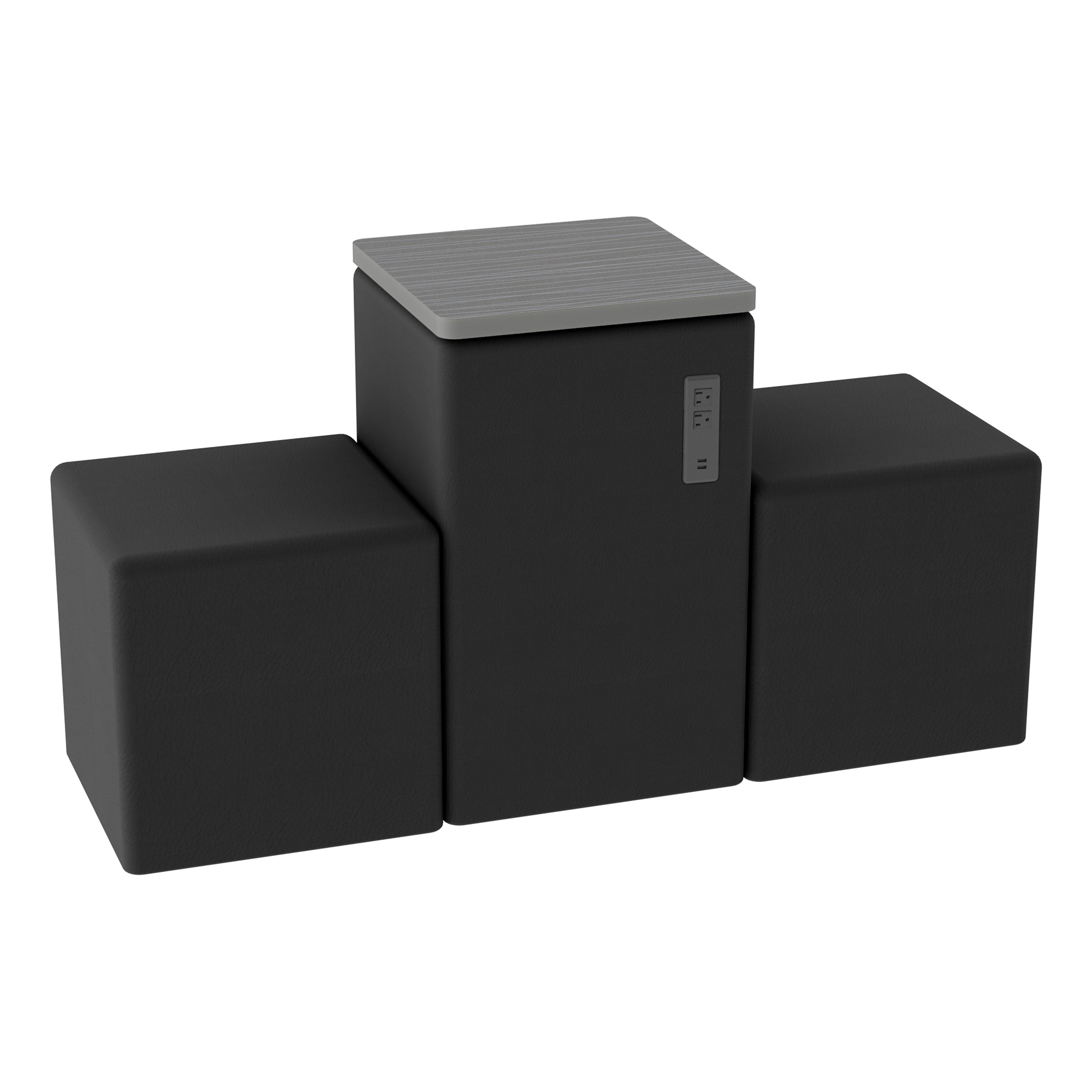 Pro Series Recharge Hub, 3-Piece Set - Black/Cosmic Strandz