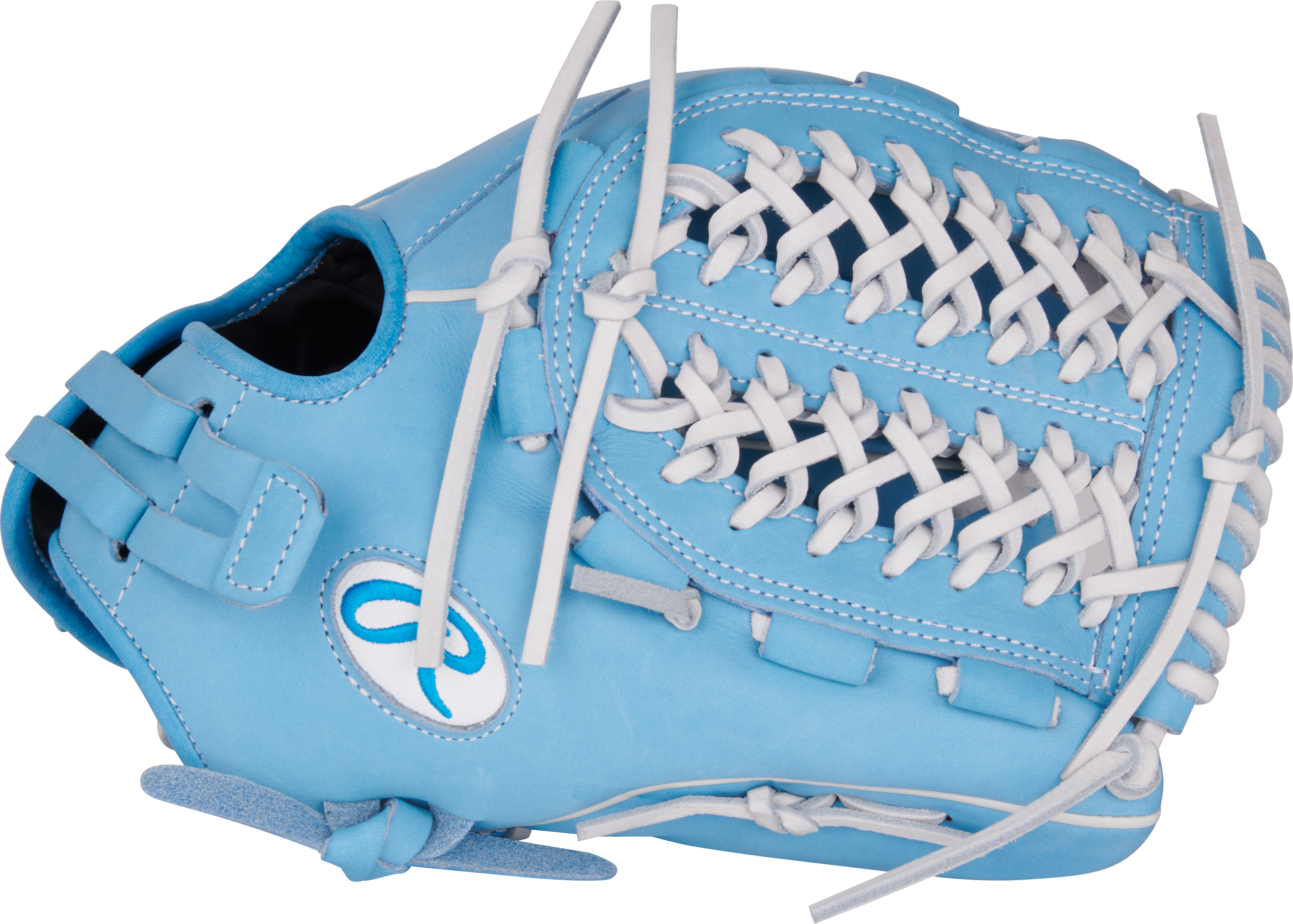 Rawlings Heart Of The Hide Series 12.5-Inch Softball Glove - Right Hand Thrower - Columbia Blue