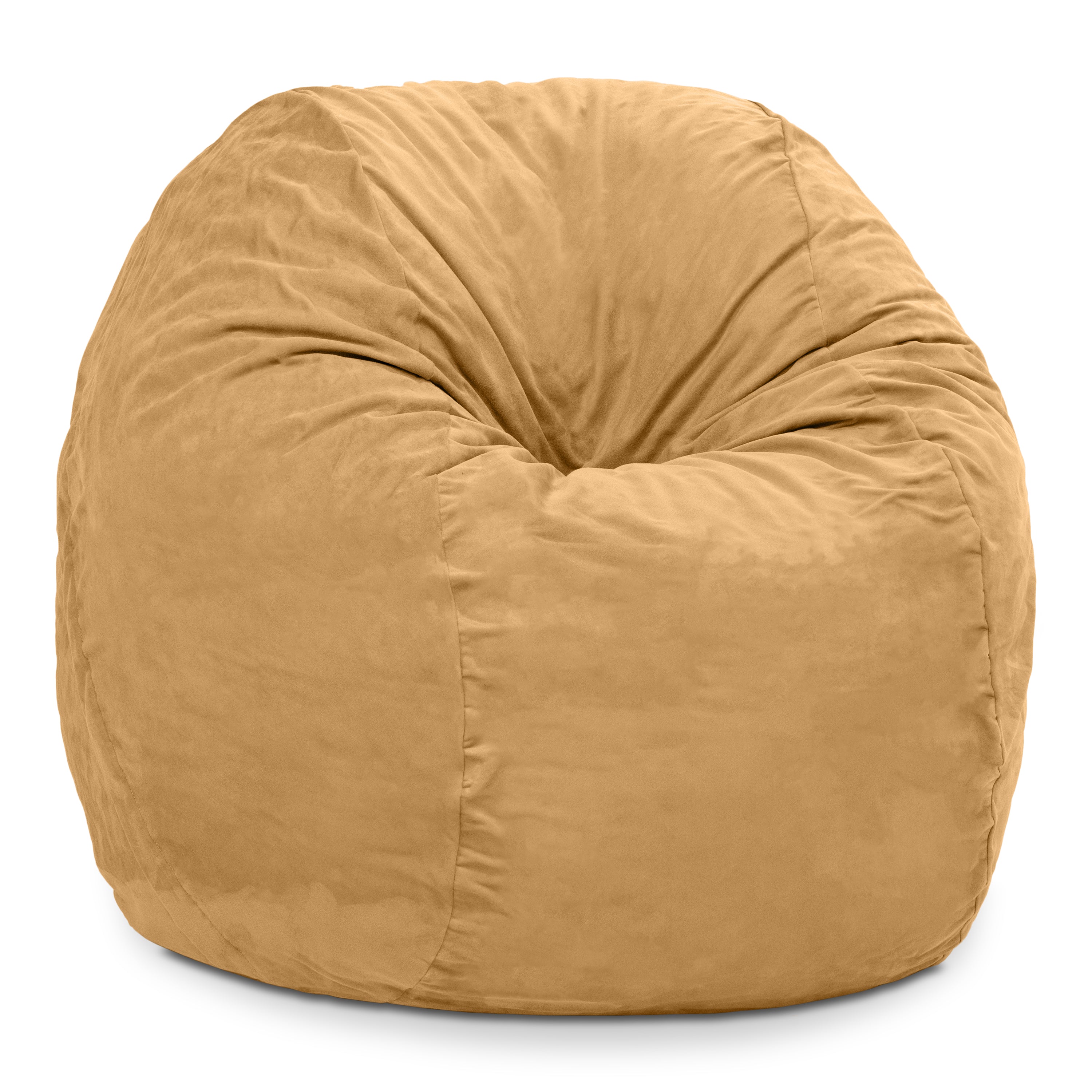 Pillow Saxx Bean Bag Rocking Chair - Elegant Oversized Rocker with Modern Wood Frame, Lush Velvet Black