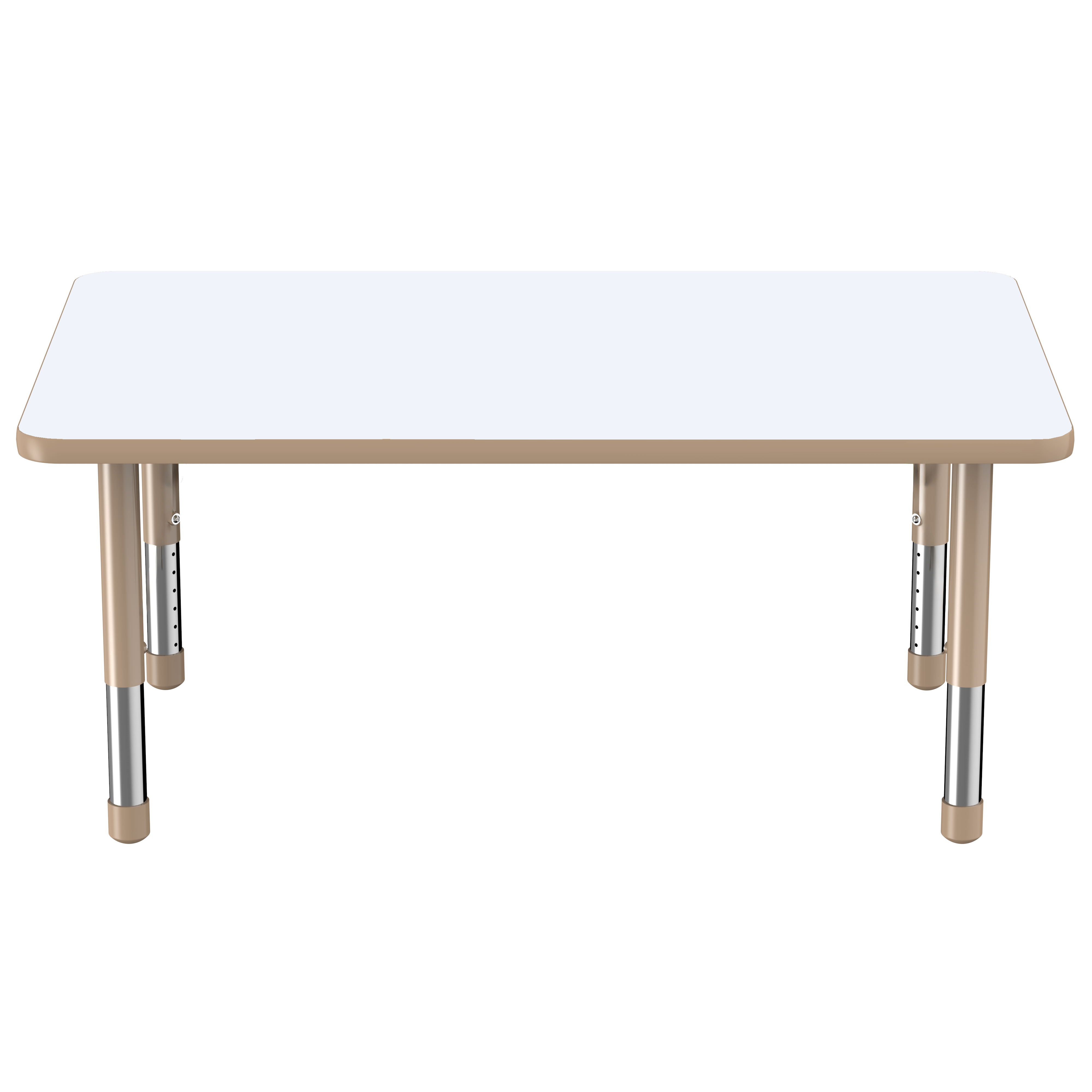 30" x 48" Rectangle Dry-Erase Activity Table with Adjustable Chunky Legs - Whiteboard/Sand