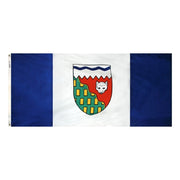 Northwest Territories Canadian Territory Flag 3x6 ft. Nylon SolarGuard Nyl-Glo 100% Made in USA