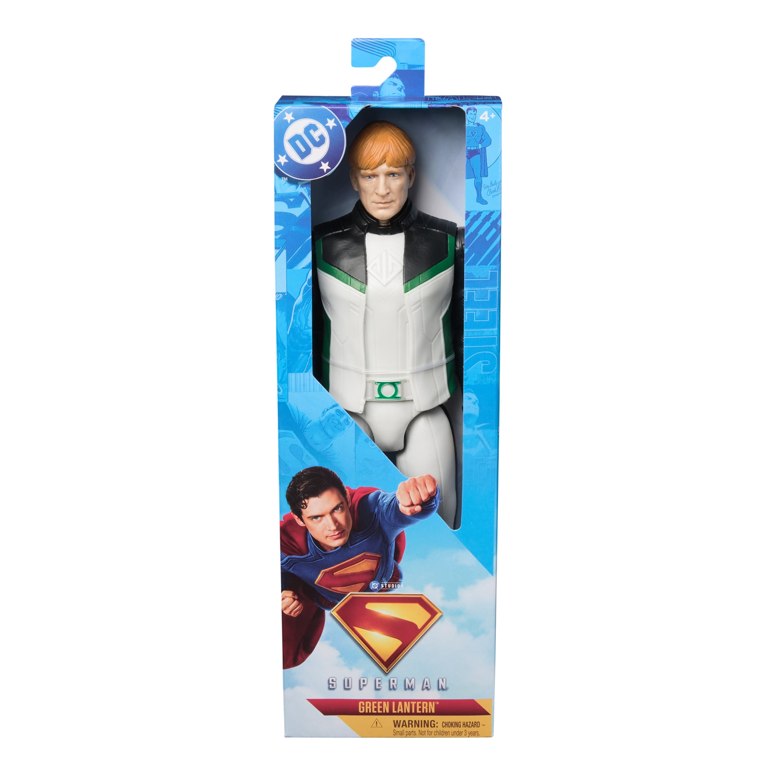 DC Comics, SUPERMAN Green Lantern 12-inch Superhero Action Figure, Kids Toys for Boys and Girls Pretend Play, For Ages 4 and Up