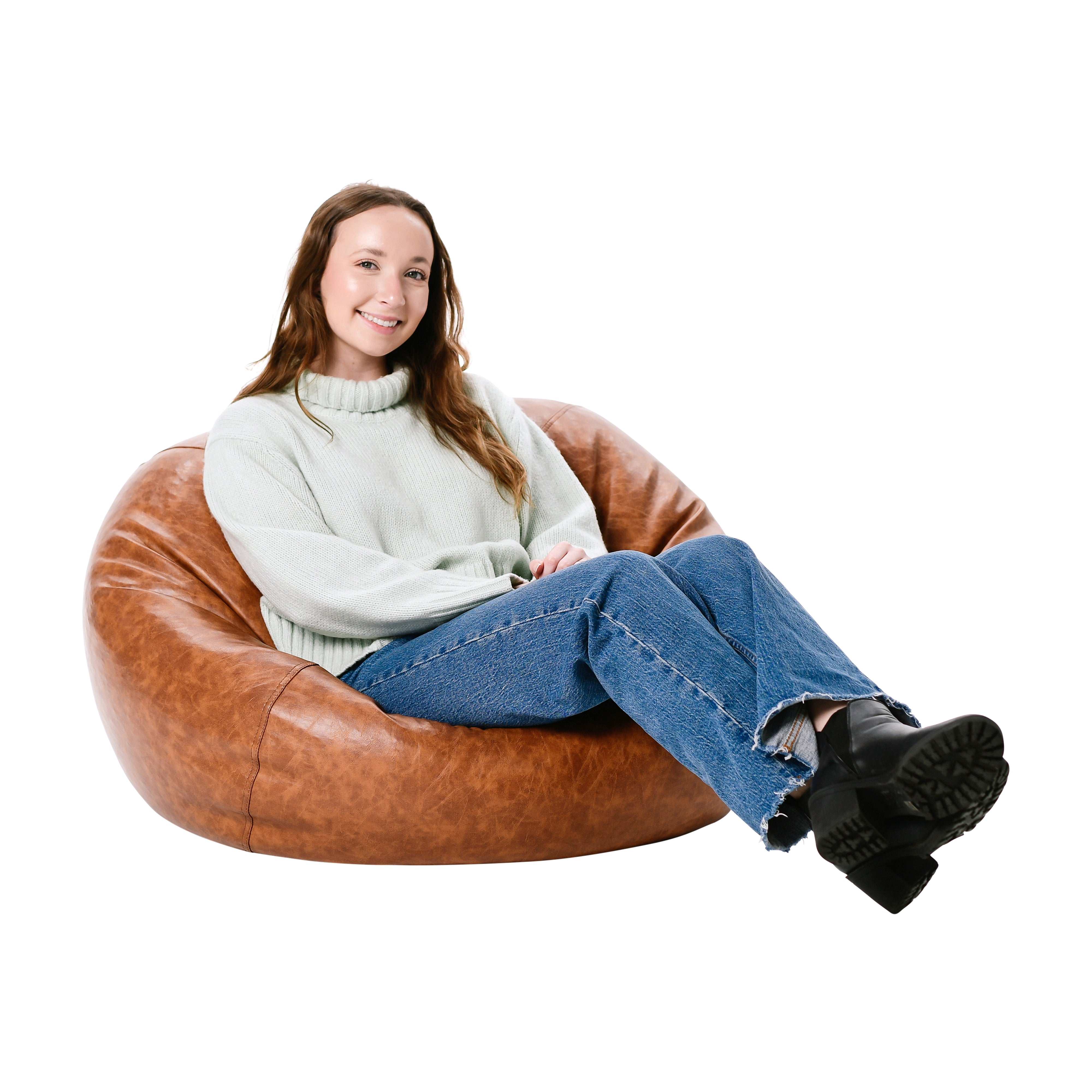 Rustic Classic 35" Standard Bean Bag - Hazelnut