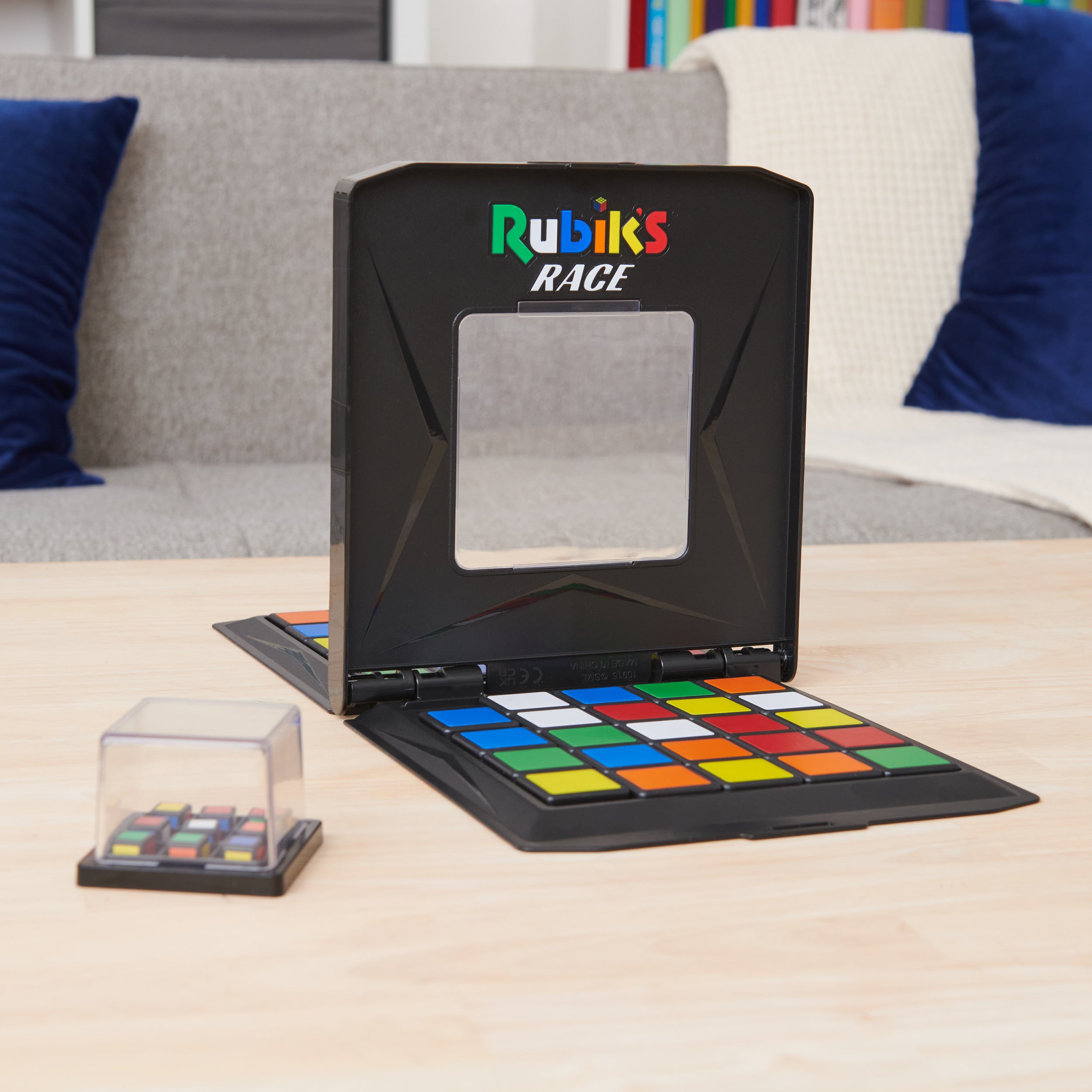 Rubik’s Cube, Rubik's Race, Classic Fast-Paced Puzzle Strategy Sequence Board Game, Problem-Solving Brain Teaser, Color-Matching Game, 2 Players, Packaging May Vary, for Adults & Kids Ages 7 & Up