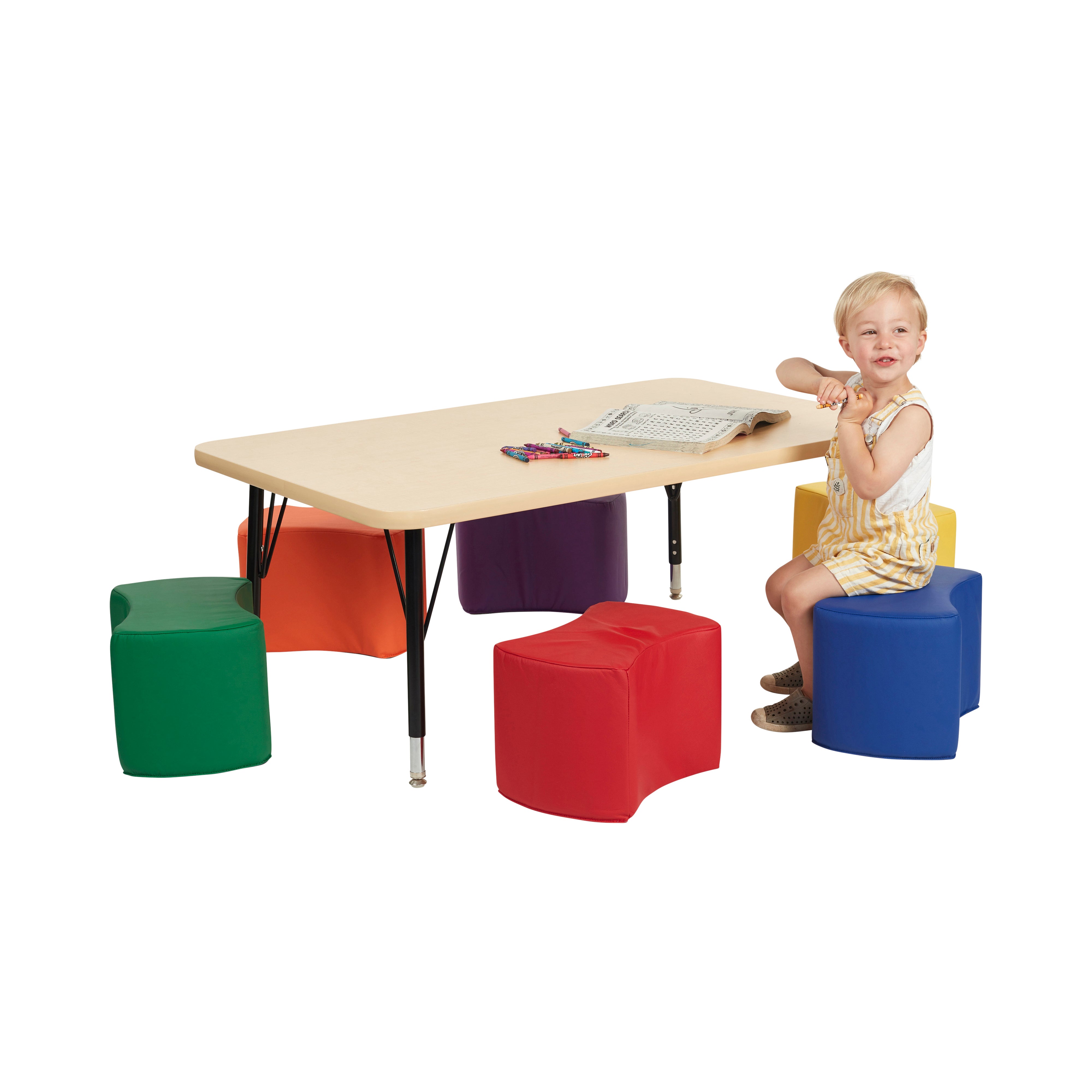 SoftScape Butterfly Seating Set 10" Height, 6-Piece - Assorted