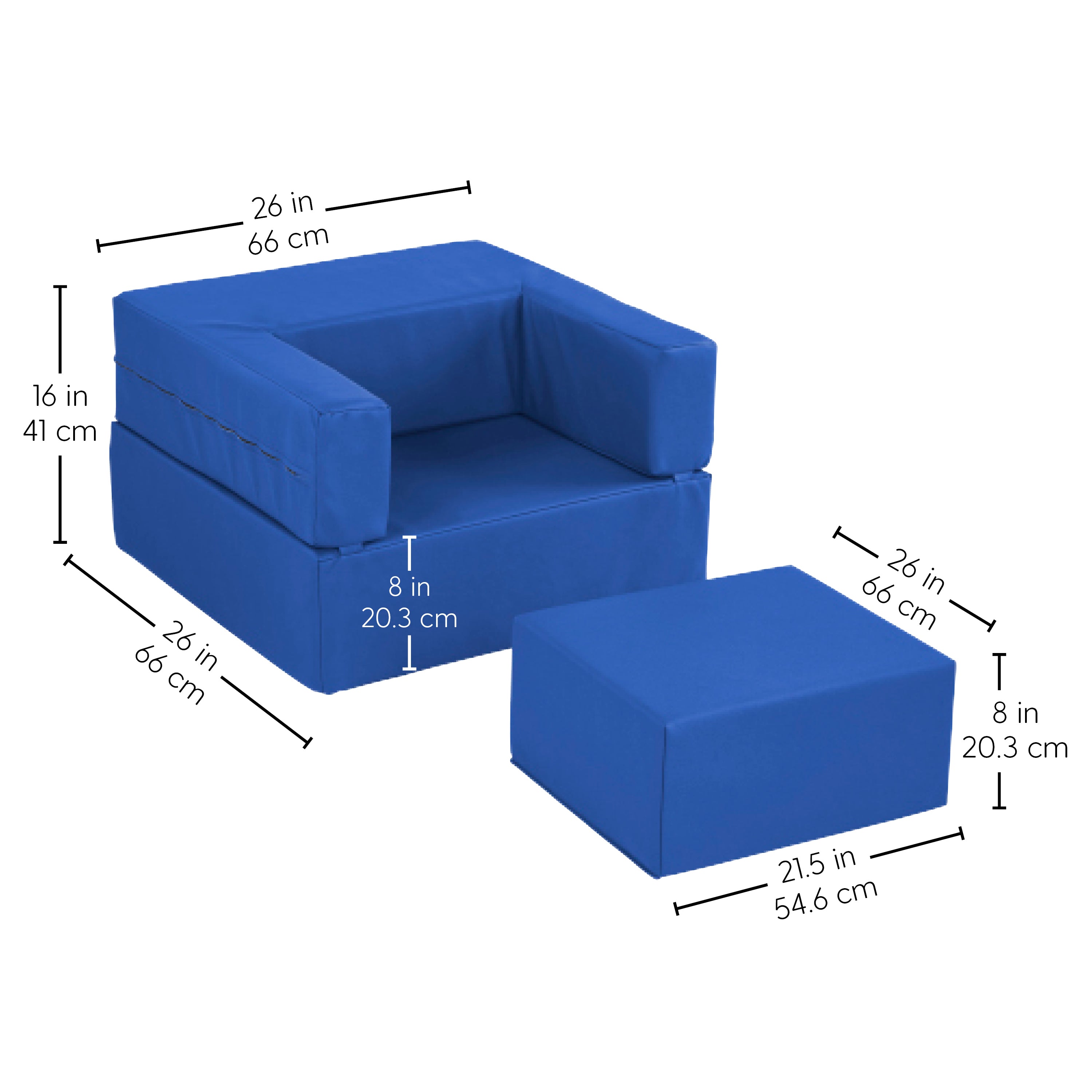 SoftScape Flip Flop Chair - Blue