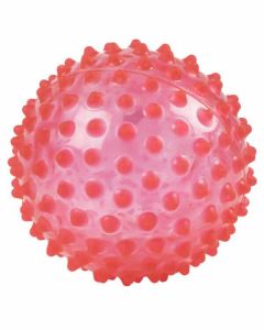 Crystal Spikey Ball, Red 8"