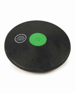 Black Rubber Practice Discus 1.5Kg