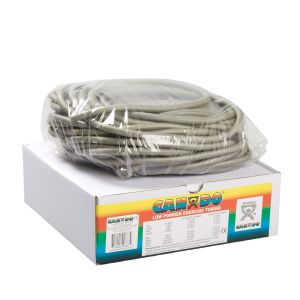 Cando Exercise Tubing, Silver, 100 Feet Dispenser