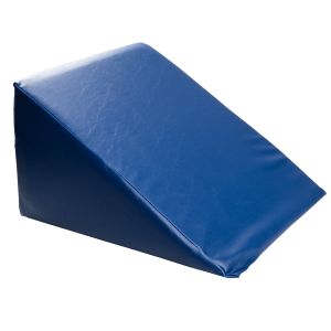 Large Foam Wedge Pillow, Dark Blue