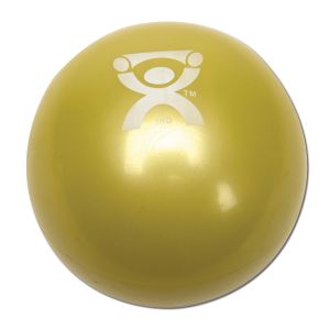  Cando Plyometric Weighted Ball, Alternative To Dumbbells, Yellow, 1kg/2.2lb