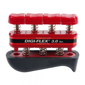 Cando Digi-flex Hand/finger Exerciser, 3.0 Pounds, Red