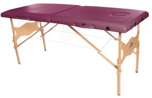 Basic Portable Massage Table Burgundy 