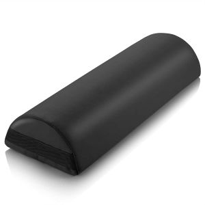 3b  Jumbo Half Round Bolster, Black