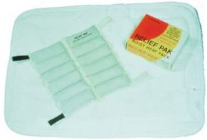 Relief Pak Moist Heat Pack Cover, Velour With Foam, Standard