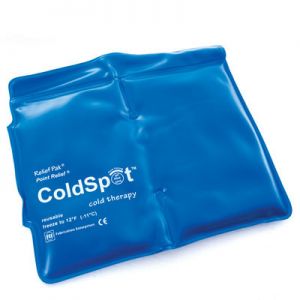 Relief Pak Blue-vinyl Reusable Cold Pack, Quartersize (5x7")