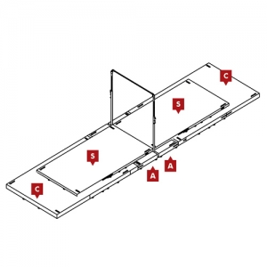 Evo Elite Uneven Bars With Graphite E Rails