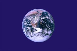 2x3 Ft Nylglo Earth Banner