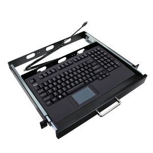 1u Rackmount Touchpad Keyboard With Drawer